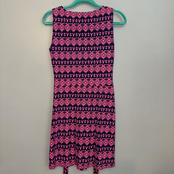 EUC Ellie Kai Geometric Print Sleeveless Shift Dress Size 0 - Picture 5 of 6